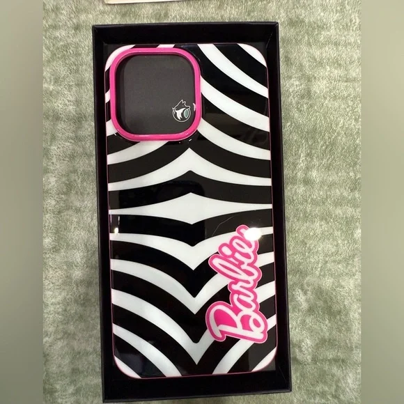 Barbie Black & White + Classic pink Phone Case for iPhone 14 Pro Max - Picture 11 of 16